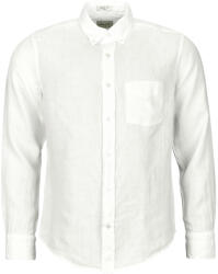 Gant Cămăsi mânecă lungă Bărbați REG GMNT DYED LINEN SHIRT Gant Alb EU S