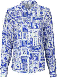PIECES Cămăși și Bluze Femei PCSAYLOR LS SHIRT WVN Pieces albastru EU L