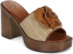 Exé Shoes Papuci de vară Femei 595 CECILIA-RAFFIA-BEIGE-TAN Exé Shoes Maro 36