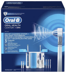 Oral-B OC20 + PRO 2000 Szájcenter (elektromos fogkefe + szájzuhany) - EU adapterrel