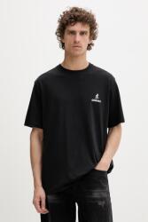 Gramicci t-shirt férfi pamuttal One Point Logo Tee - fekete XS