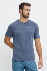 Salewa sportos póló Eagle Minilogo - kék S