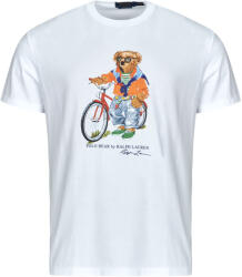Ralph Lauren Tricouri mânecă scurtă Bărbați T-SHIRT POLO BEAR AJUSTE EN COTON Polo Ralph Lauren Alb EU S