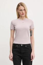 Diesel pamut póló T-UNCUTIE-LONG-D T-SHIRT - rózsaszín S