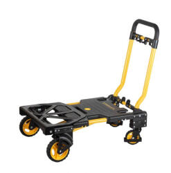 Somogyi Elektronic Kft STANLEY SXWTD-FT585 összecsukható molnárkocsi, 2 in 1 kiskocsi, max. 137 kg teherbírás, tömege 7, 3 kg, molnárkocsinak átalakítható (SXWTD-FT585)