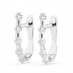ESSYA 925 Ezüst Fülbevaló Gyémántokkal 0, 2 Ct Lab Essya (102-10145-925-LAB-WHT)