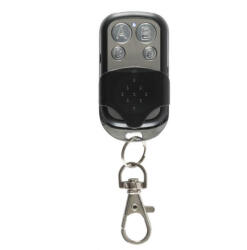 Somogyi Elektronic SOMOGYI Home URC GATE univerzális kapunyitó, tanítható, fix kódos, 433 MHz rendszerekhez, egyidejűleg 4 funkcióhoz vagy eszközhöz, fém előlap és keret (URC GATE)