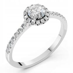 ESSYA 925 Ezüst Gyűrű Gyémántokkal 0, 79 Ct Lab Essya (101-10095(5.1)-925-LAB-WHT)
