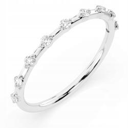 ESSYA 925 Ezüst Gyűrű Gyémántokkal 0, 18 Ct Lab Essya (101-10145-925-LAB-WHT)