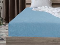  Cearsaf Frotir albastru deschis BASIC 90 x 200 cm