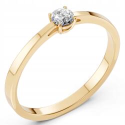ESSYA 925 Ezüst Gyűrű Gyémánttal 0, 2 Ct Lab Essya (101-10012/1(3.7)-925-LAB-YEL)