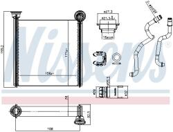 NISSENS Schimbător de căldură, încălzire habitaclu NISSENS 707388 (707388)