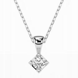 ESSYA Ezüst lánc fehér 925 gyémánttal 0, 08ct áldozás (104-10014(2.7)-925-LAB-WHT)