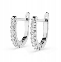 ESSYA 585 Arany Fülbevaló Gyémántokkal 0, 32 Ct Lab Essya (102-10044/2-585-LAB-WHT)