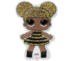 Flexmetal Fólia lufi Lol Queen Bee 85x60cm Héliumos