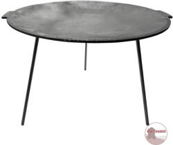 Kályhaház 3 Lábú Öntöttvas Grilltárcsa / Sütőtárcsa - Ø 45 cm - Enyhén íves, kerek