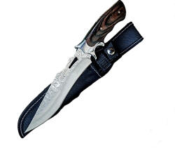 Depox Cutit de vanatoare, Wild Steer, DEPOX®, 31 cm, Husa inclusa (0684)