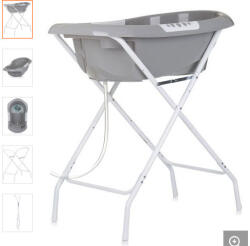 Chipolino Noemi kád leeresztő dugóval 87 cm - grey (CsomagVKNOE0241GY)