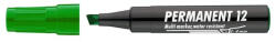 ICO Alkoholos marker, 1-4 mm, vágott, ICO "Permanent 12", zöld (TICP12Z) - papirtar