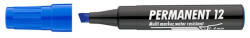 ICO Alkoholos marker, 1-4 mm, vágott, ICO "Permanent 12", kék (TICP12K) - papirtar