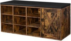 VASAGLE Cipőtárolós pad, Vasagle, 110x30x48cm (LHS058X01)
