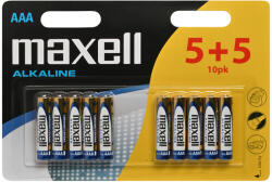 Maxell 13- Elem mikro Maxell LR3 AAA - 5+5 darabos