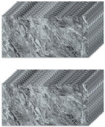 HOZRO Set placi Hozro, Tapet imitatie Marmura decorativa, autoadezive, model abstract, 30x60 cm, P8807, grosime 2mm