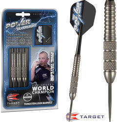 Darts szett TARGET steel POWER SILVERLIGHT 22g - Phil Taylor