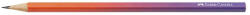 Faber-Castell Grafitceruza FABER-CASTELL Flow piros-lila B háromszögletű (118404) - papir-bolt