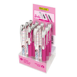 ONLINE Display Töltőtoll+Roller Online Barbie 12 db-os vegyes (18114/12)
