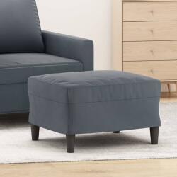 vidaXL Taburet, gri închis, 60x50x41 cm, catifea GartenMobel Dekor (349294)
