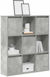 vidaXL Biblioteca, gri beton, 89x24x101, 5 cm, lemn prelucrat GartenMobel Dekor (860403) Biblioteca