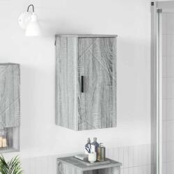 vidaXL Dulap de Baie cu usa sonoma gri 30 x 31.5 x 61 cm Lemn compozit GartenMobel Dekor (883350)