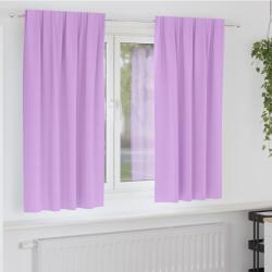 vidaXL Perdele Opaque cu Inel 2 pcs Violet 175 x 140 cm Poliester GartenMobel Dekor (4107489)
