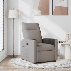 vidaXL Fotoliu rabatabil, gri taupe, material textil GartenMobel Dekor (4104830)