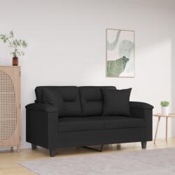 vidaXL Perne decorative, 2 buc. , negru, 40x40 cm, microfibra GartenMobel Dekor (349498)