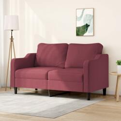 vidaXL Canapea cu 2 locuri, rosu vin, 140 cm, material textil GartenMobel Dekor (359365) Canapea