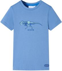 vidaXL Tricou pentru copii, albastru mediu, 104 GartenMobel Dekor (11740)
