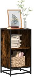 vidaXL Biblioteca, stejar fumuriu, 40x35x76 cm, lemn prelucrat GartenMobel Dekor (849096) Biblioteca