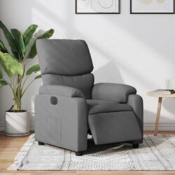vidaXL Fotoliu rabatabil electric, gri închis, material textil GartenMobel Dekor (3204801)