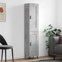 vidaXL Dulap înalt, gri beton, 34, 5x34x180 cm, lemn prelucrat GartenMobel Dekor (3200469) Comoda