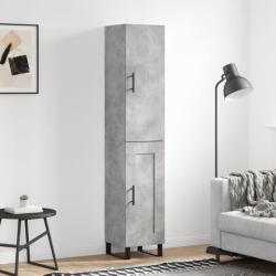 vidaXL Dulap înalt, gri beton, 34, 5x34x180 cm, lemn prelucrat GartenMobel Dekor (3199133) Comoda