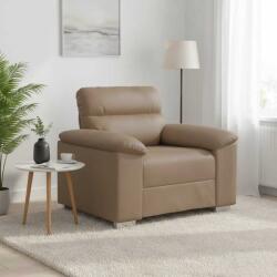 vidaXL Canapea Scaun Cappuccino 100x81x84 cm piele artificiala GartenMobel Dekor (4105330) Canapea