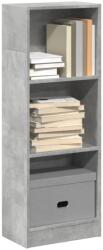 vidaXL Biblioteca, gri beton, 40x24x109 cm, lemn prelucrat GartenMobel Dekor (857777) Biblioteca