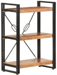 vidaXL Biblioteca cu 3 rafturi, 60x30x80 cm, lemn masiv de acacia GartenMobel Dekor (320613) Biblioteca