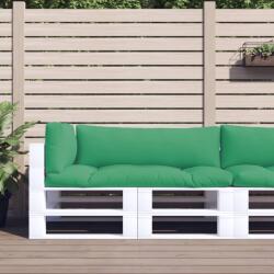 vidaXL Perne de paleti, 3 buc, verde, material textil GartenMobel Dekor (360949)