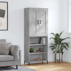 vidaXL Dulap înalt, gri beton, 69, 5x34x180, lemn compozit GartenMobel Dekor (3200069) Comoda