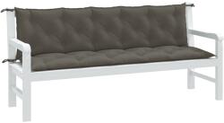 vidaXL Perna banca de gradina 2buc melanj gri închis 180x50x7cm textil GartenMobel Dekor (4002620)