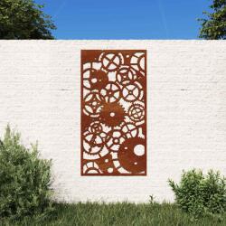 vidaXL Decor perete gradina 105x55 cm design roti zimtare otel Corten GartenMobel Dekor (824492)