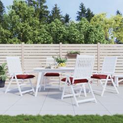 vidaXL Perne de scaun, 4 buc. , vin rosu, 50x50x7 cm, textil oxford GartenMobel Dekor (361535)